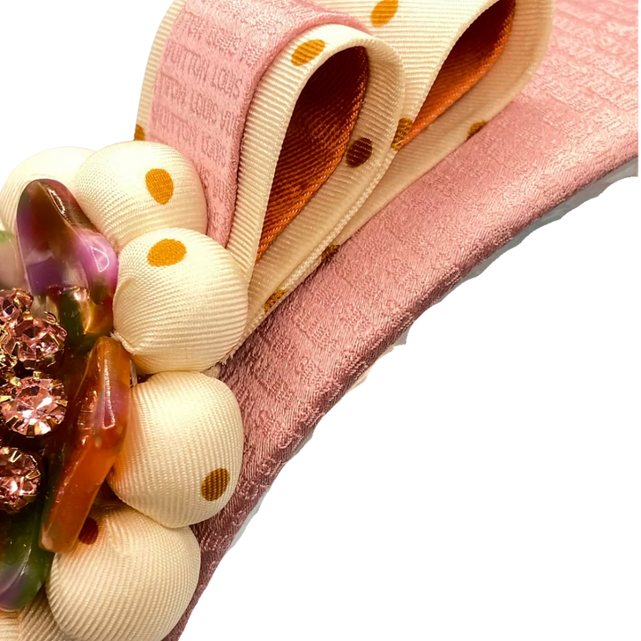 Louis Vuitton Necktie Headband by Flock by Wild  at Vintage Luxe Up