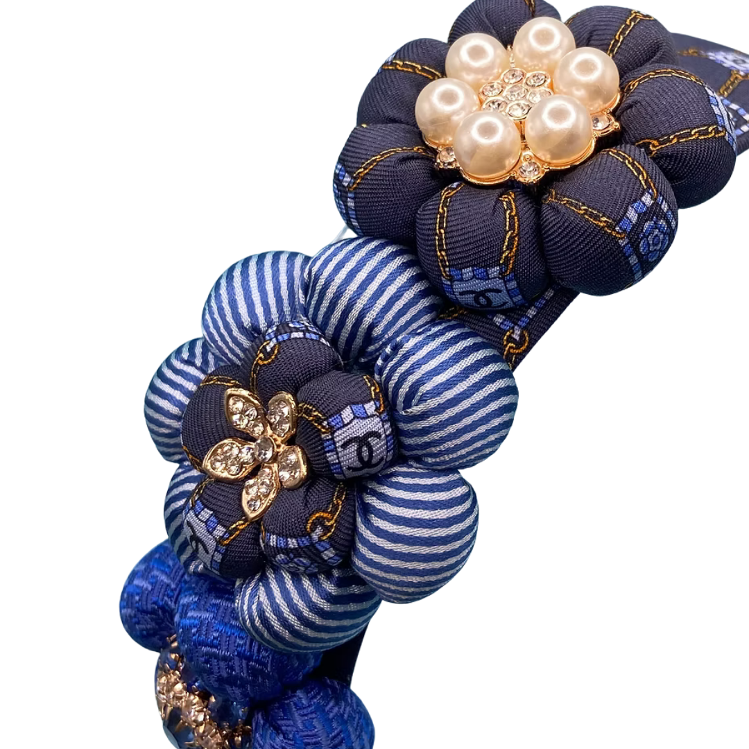 Chanel Necktie Headband by Flock by Wild for Vintage Luxe Up