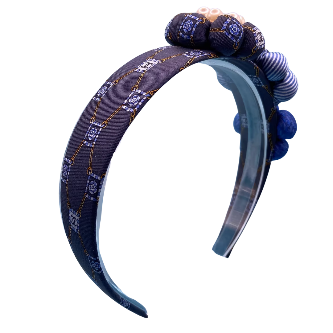Chanel Necktie Headband by Flock by Wild for Vintage Luxe Up