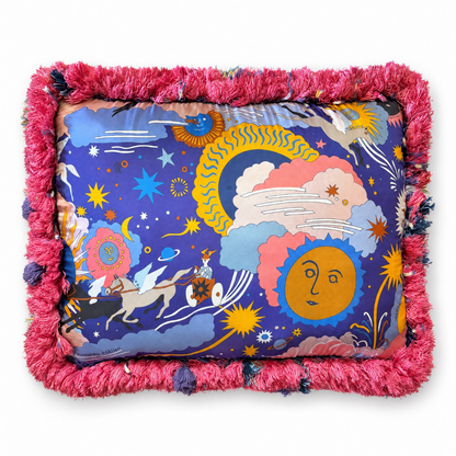 Hermes Au Royaume d'Helios Scarf Pillow 