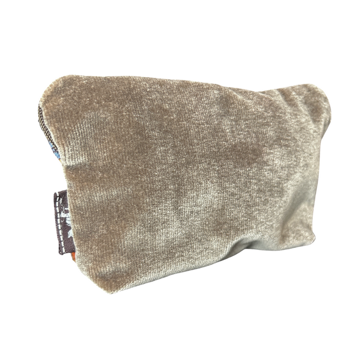Bolduc au Carre Vintage Cashmere & Silk Scarf Beauty Bag