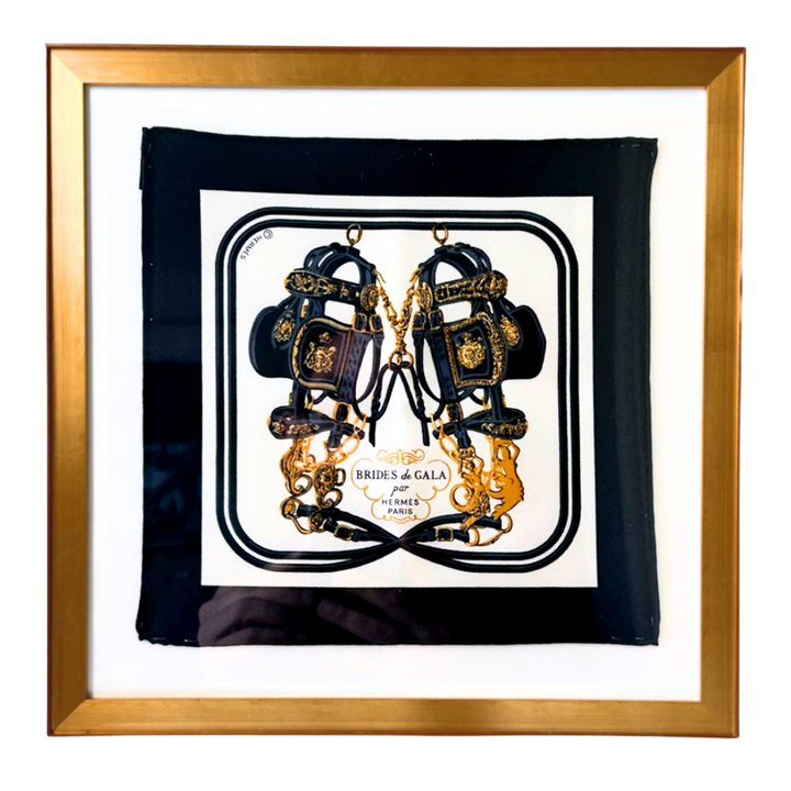 Hermes Brides de Gala Scarf | Framed Hermes Scarf at Vintage Luxe Up