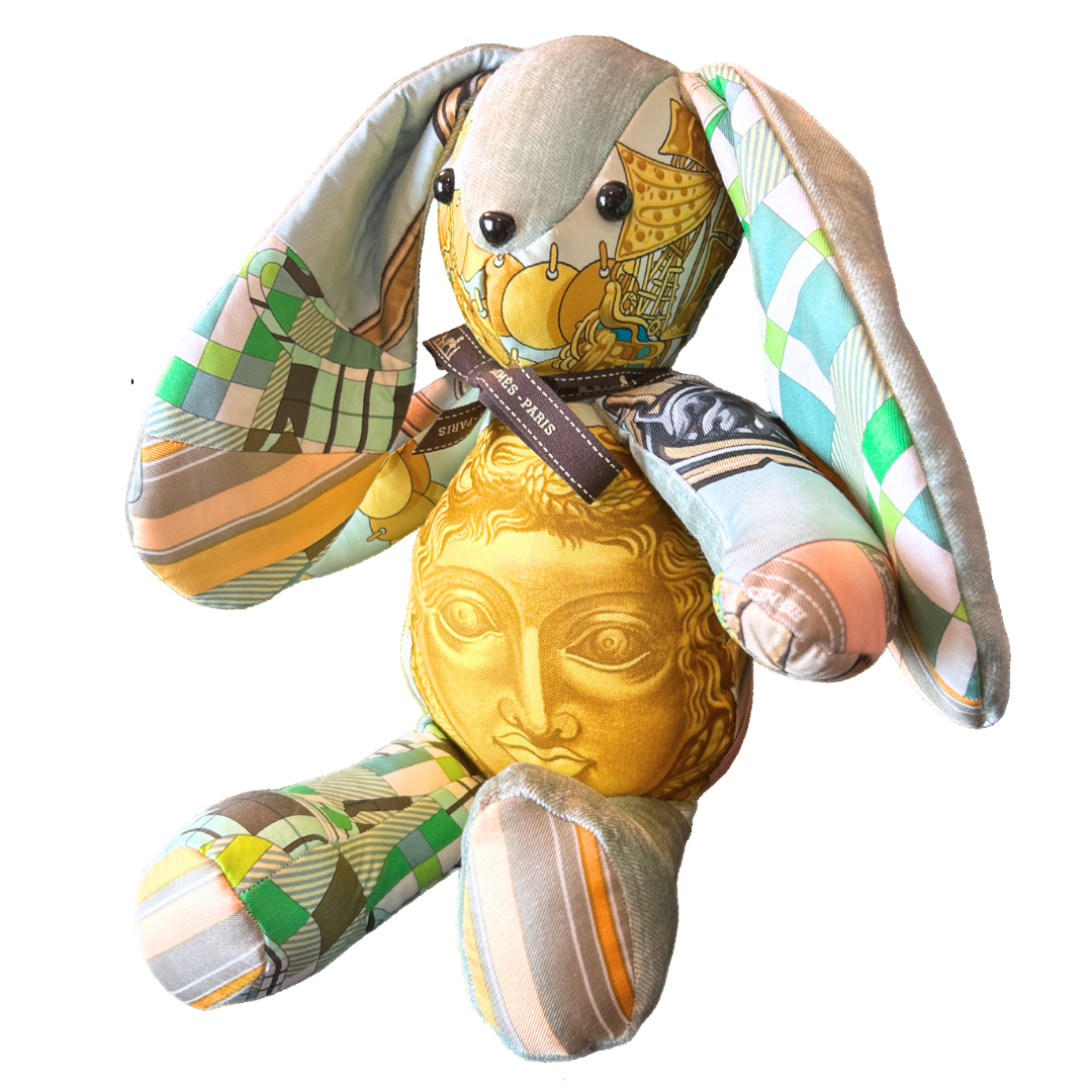 Hermes Scarf Patchwork Bunny at Vintage Luxe Up