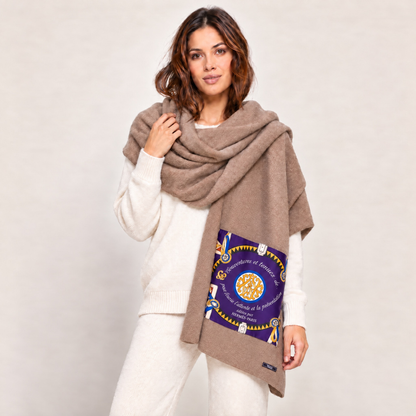 Hermes Couvertures et Tenues du Jour Silk Scarf & Cashmere Shawl at Vintage Luxe Up