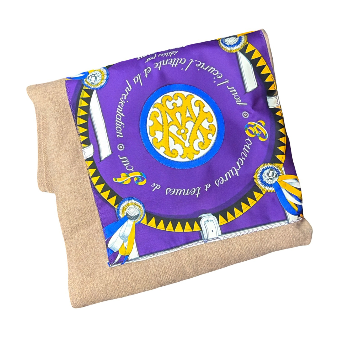 Hermes Couvertures et Tenues du Jour Silk Scarf & Cashmere Shawl at Vintage Luxe Up