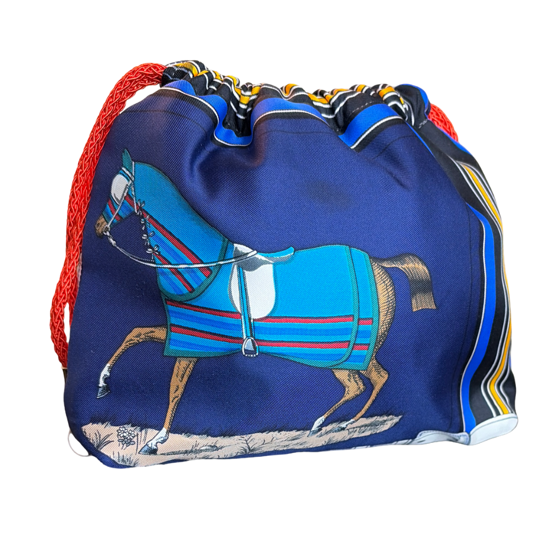 HERMES Couvertures et Tenues du Jour Scarf | Hermes Crossbody Bag at Vintage Luxe up