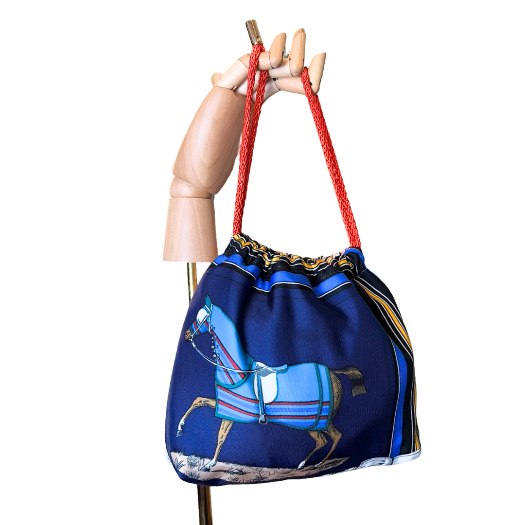 HERMES Couvertures et Tenues du Jour Scarf | Hermes Crossbody Bag at Vintage Luxe up