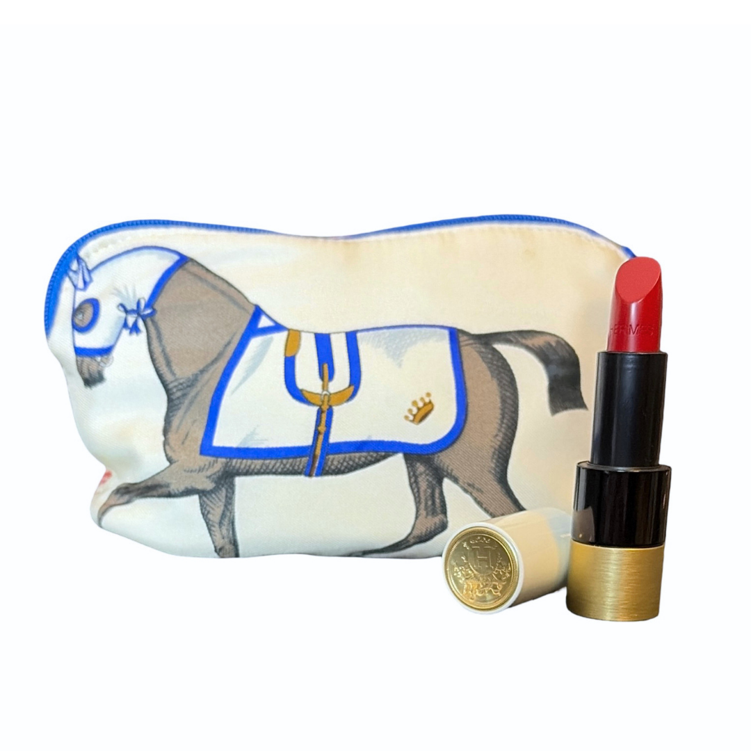 hermes couvertures et tenues du jour scarf cosmetic bag