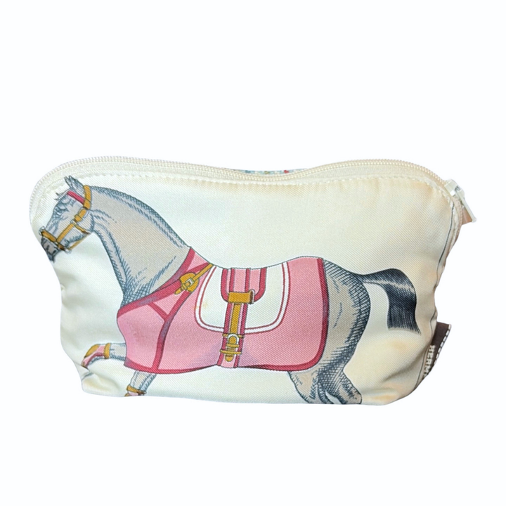 hermes couvertures et tenues du jour scarf cosmetic bag