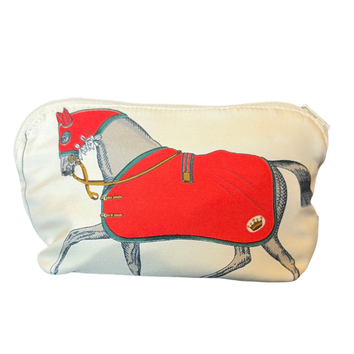 hermes couvertures et tenues du jour scarf cosmetic bag
