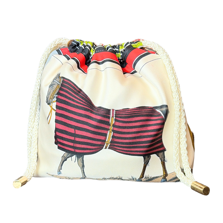 HERMES Couvertures et Tenues du Jour Scarf | Hermes Crossbody Bag at Vintage Luxe up