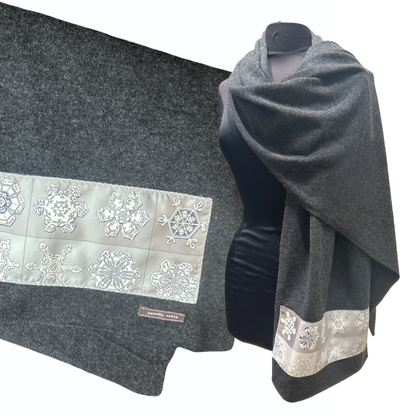 Hermes Feux de l'Hiver Scarf & Cashmere Shawl at Vintage Luxe Up