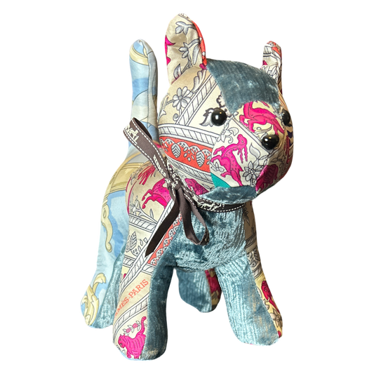 Hermes Chasse en Inde Scarf Patchwork Kitten at Vintage Luxe Up