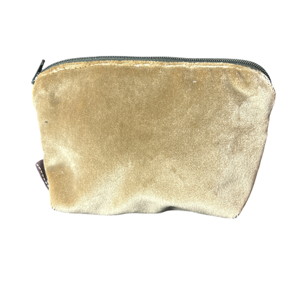 Plumes Vintage Silk Scarf Beauty Bag