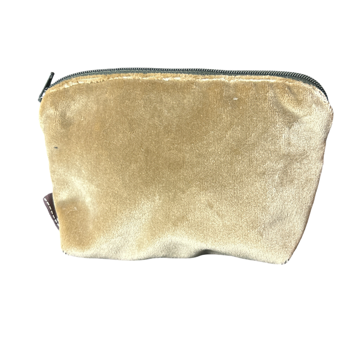 Plumes Vintage Silk Scarf Beauty Bag