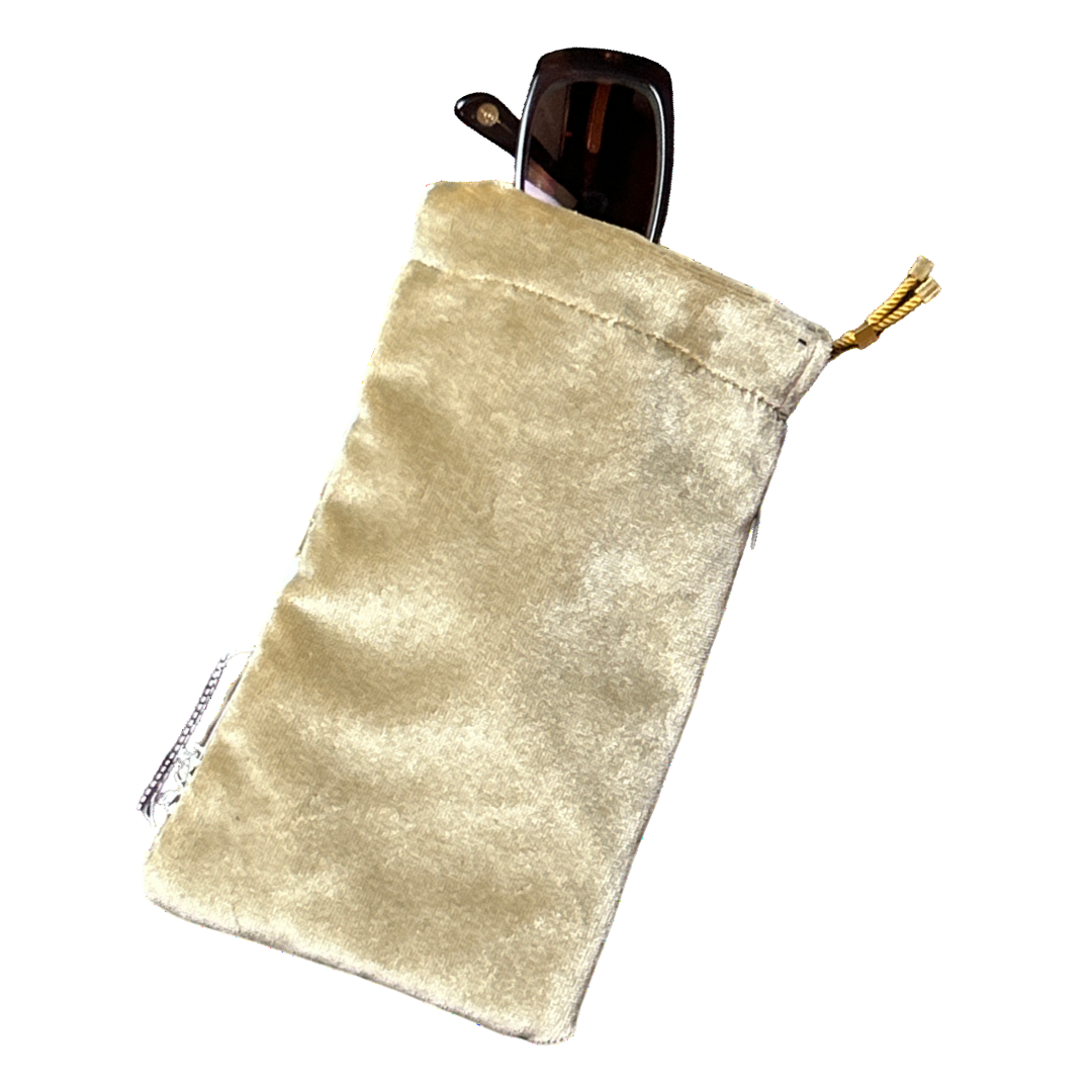 Plumes Drawstring Eyewear Pouch