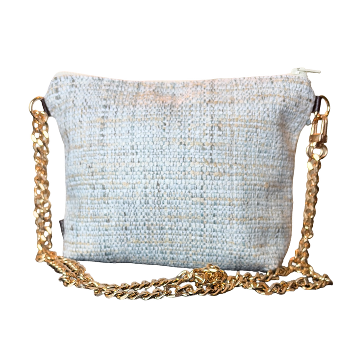 Astrologie Lilac Vintage Silk Scarf Crossbody Bag