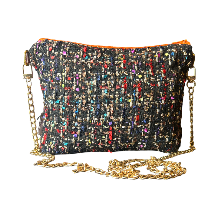 Bolduc Au Carre Vintage Silk Scarf Crossbody Bag