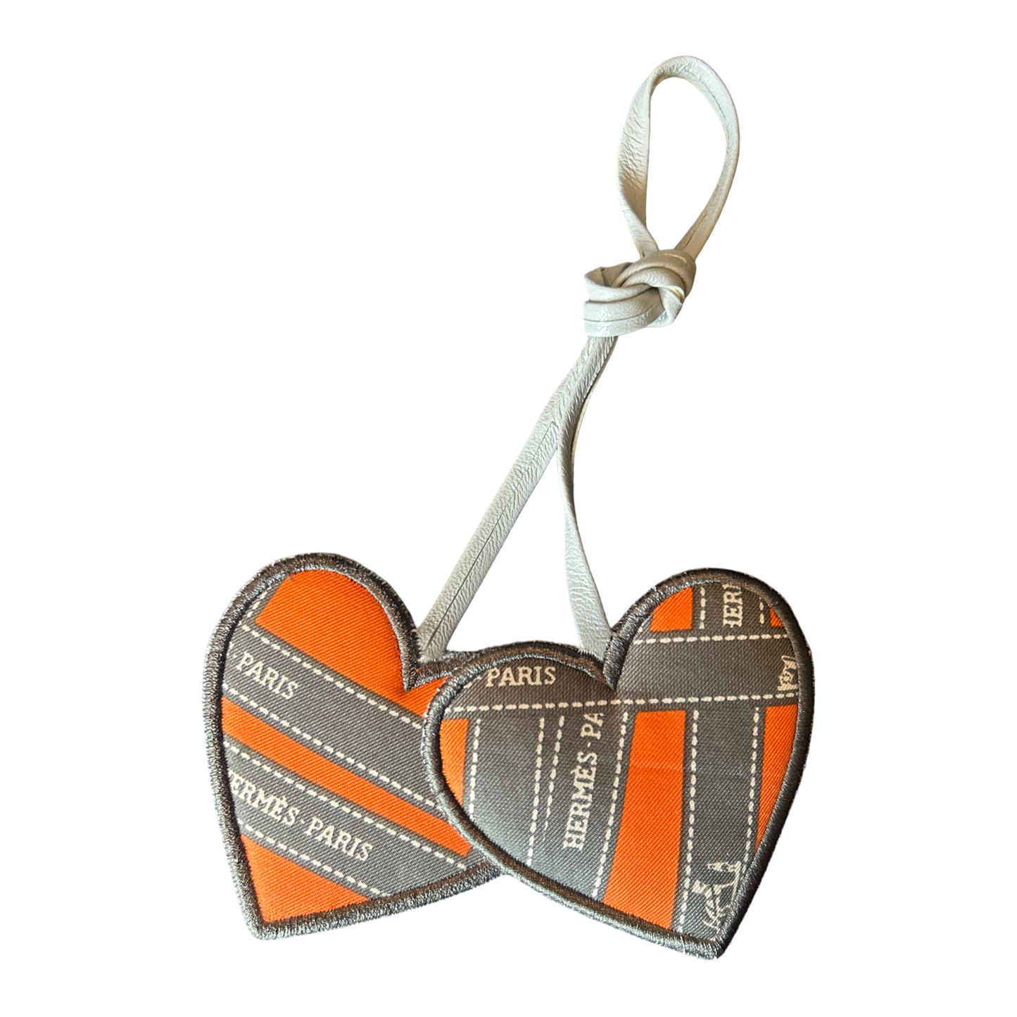 Hermes Bolduc Ribbon Scarf Bag Charm at Vintage Luxe Up