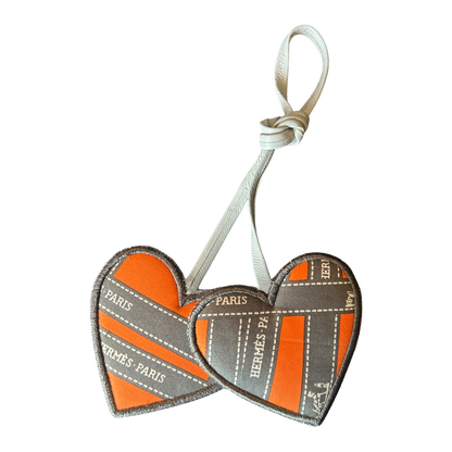 Hermes Bolduc Ribbon Scarf Bag Charm at Vintage Luxe Up