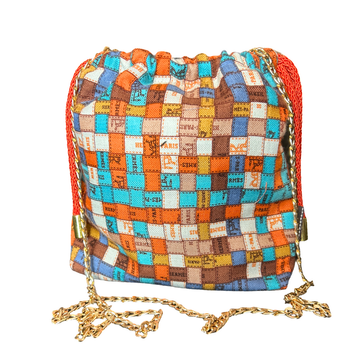 HERMES Bolduc Au Carre Scarf | Hermes Crossbody Bag at Vintage Luxe Up