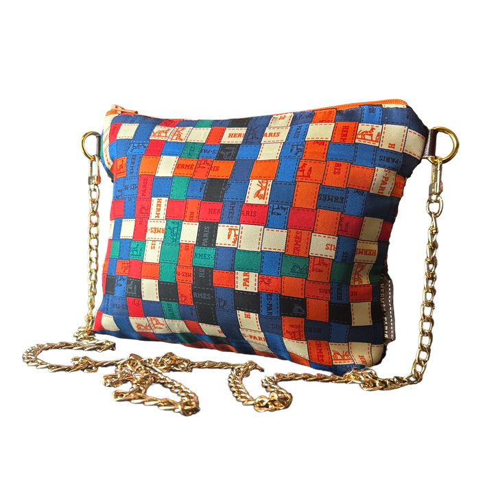 HERMES Bolduc Au Carree Scarf Hermes Crossbody Bag