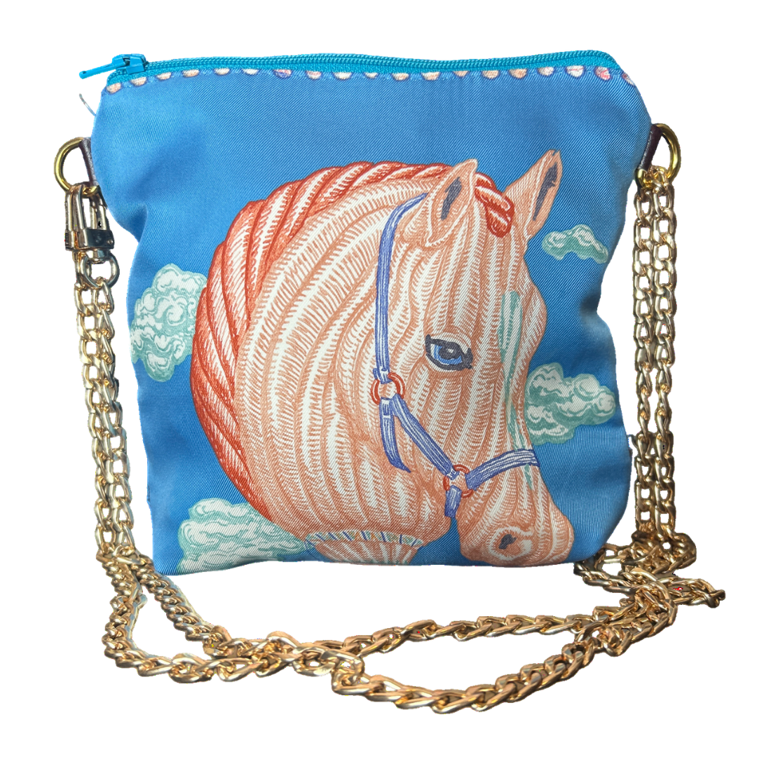 Hermes Chevaloscope Scarf Crossbody Bag at Vintage Luxe Up