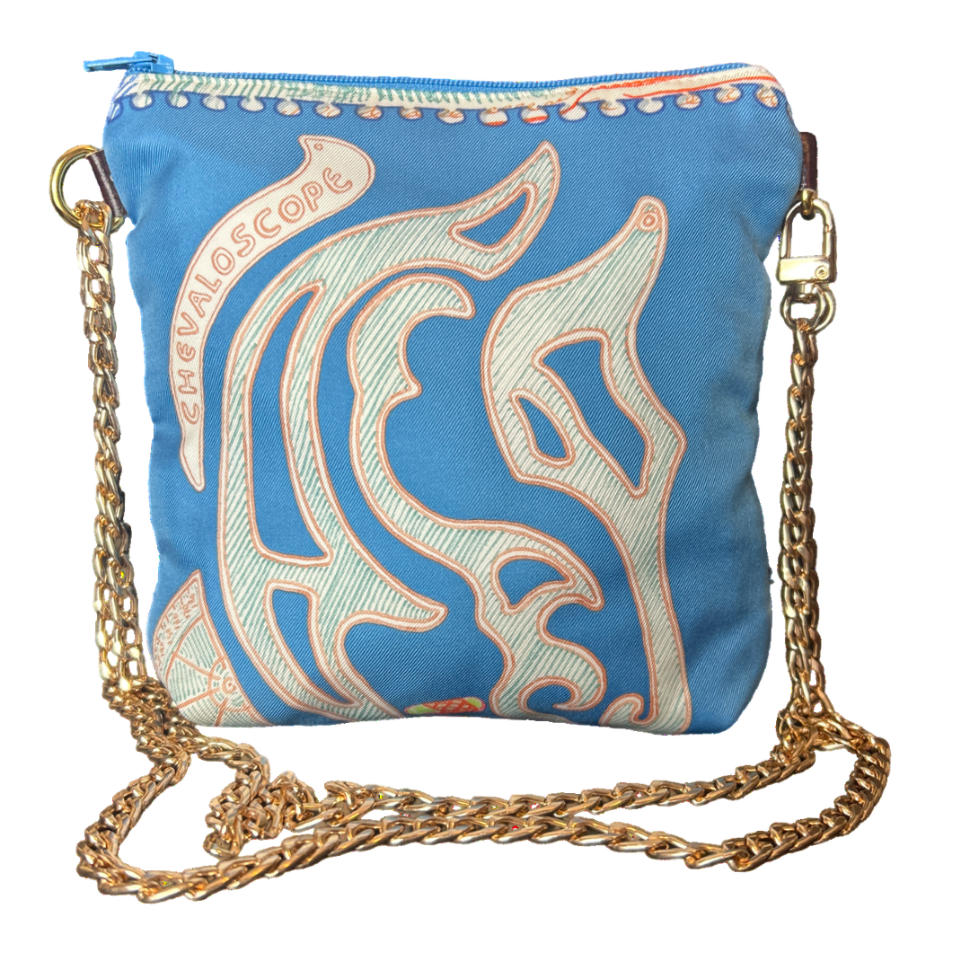 Hermes Chevaloscope Scarf Crossbody Bag at Vintage Luxe Up