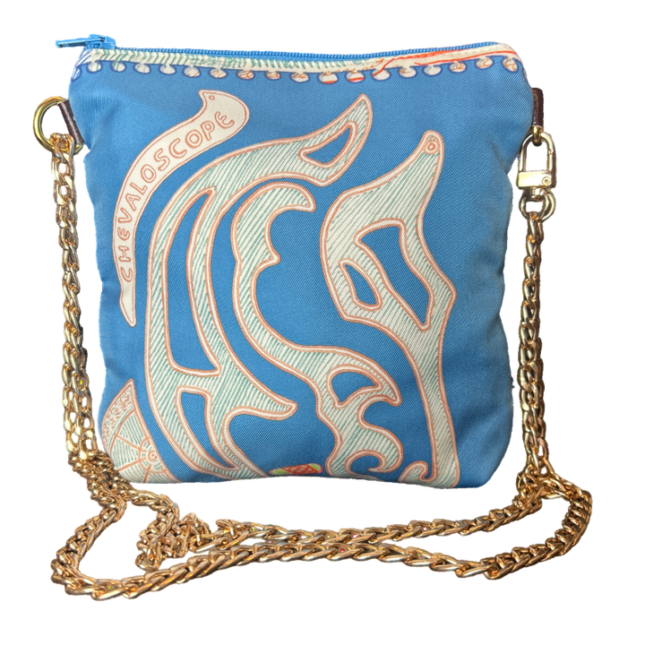 Hermes Chevaloscope Scarf Crossbody Bag at Vintage Luxe Up