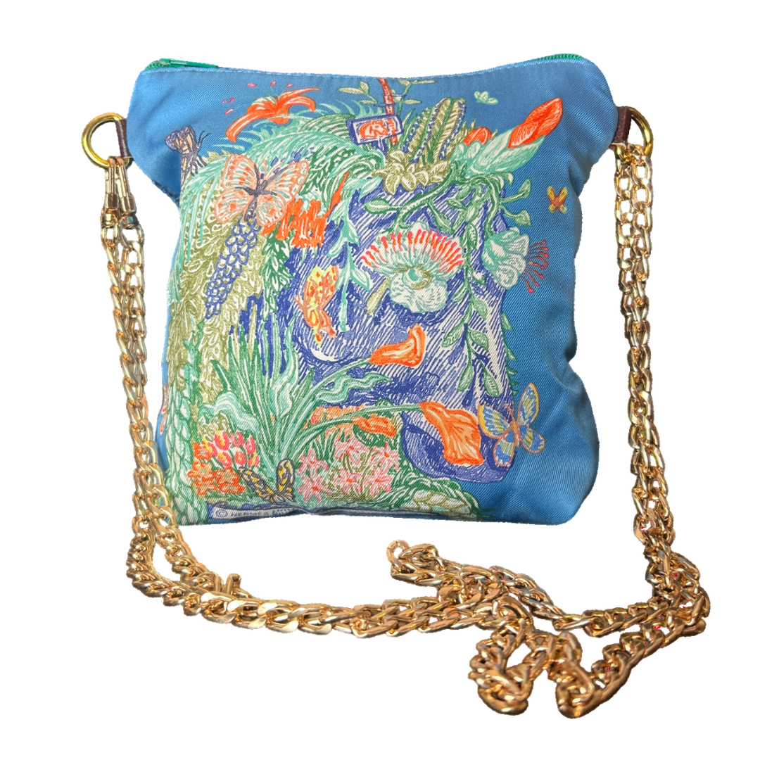 Hermes Chevaloscope Scarf Crossbody Bag at Vintage Luxe Up