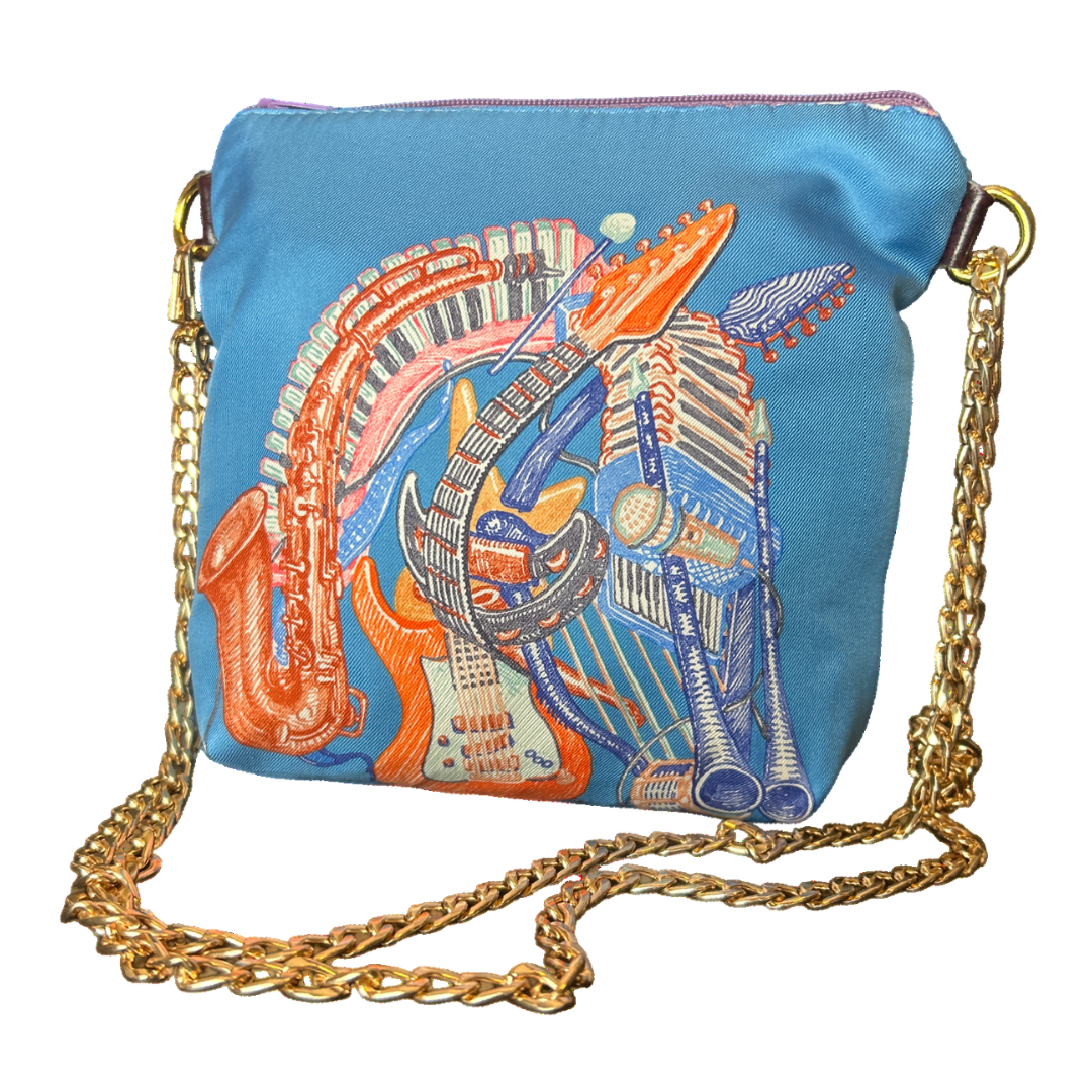 Hermes Chevaloscope Scarf Crossbody Bag at Vintage Luxe Up
