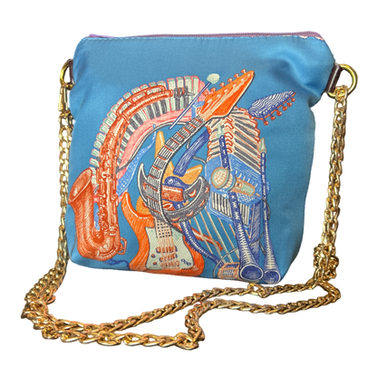 Hermes Chevaloscope Scarf Crossbody Bag at Vintage Luxe Up