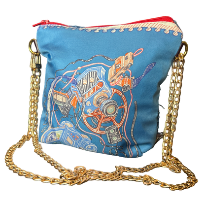 Hermes Chevaloscope Scarf Crossbody Bag at Vintage Luxe Up