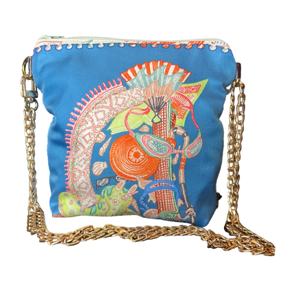 Hermes Chevaloscope Scarf Crossbody Bag at Vintage Luxe Up