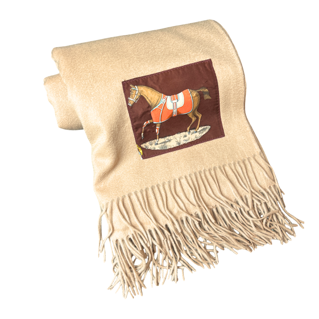 Hermes Couvertures et Tenues du Jour Scarf | Hermes Cashmere Blanket et Vintage Luxe Up