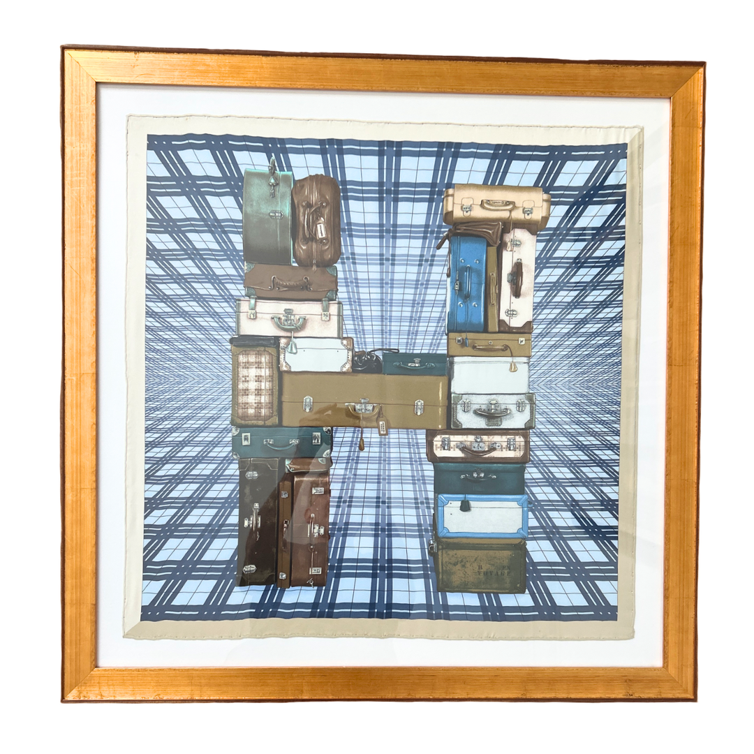 HERMÈS H en Voyages Scarf | Framed Hermes Scarf at Vintage Luxe Up