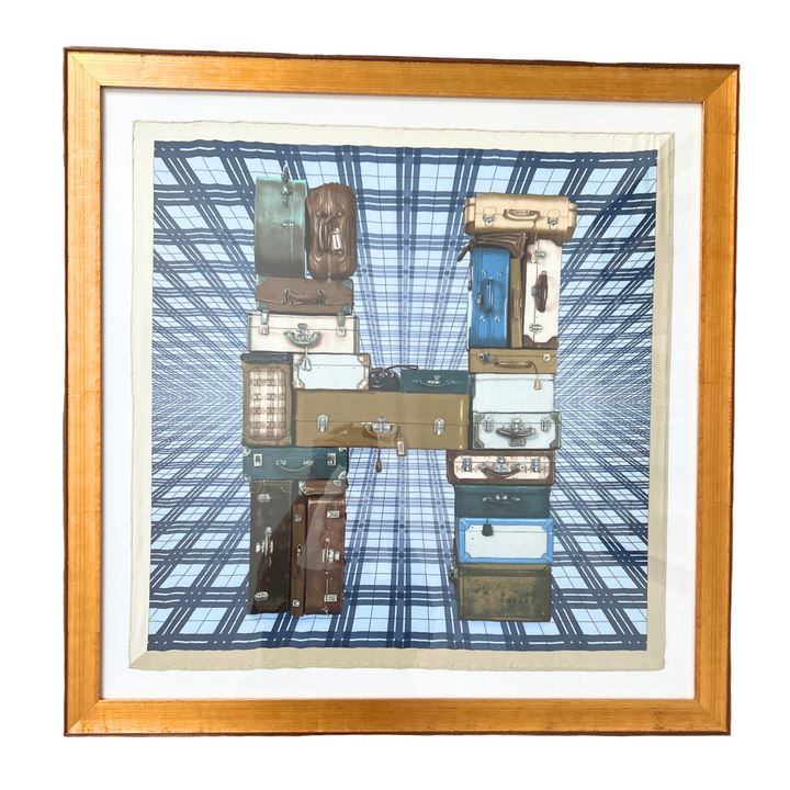 HERMÈS H en Voyages Scarf | Framed Hermes Scarf at Vintage Luxe Up