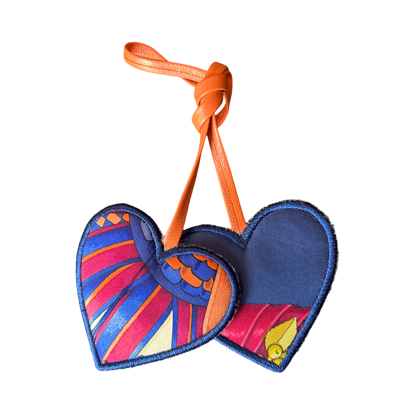 Hermes Rubans du Cheval Scarf Bag Charm at Vintage Luxe Up