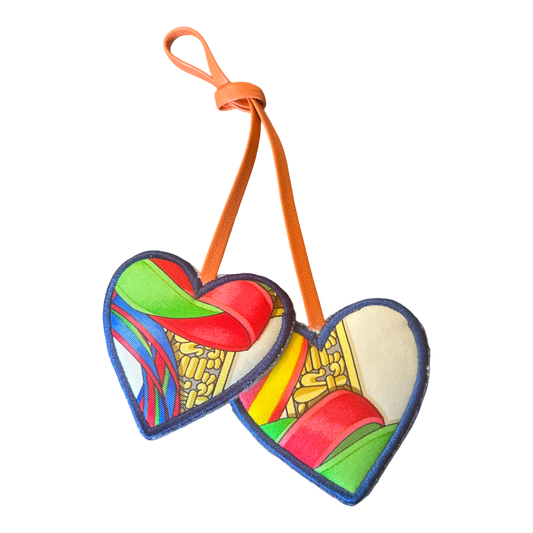 Hermes Rubans du Cheval Scarf Bag Charm at Vintage Luxe Up