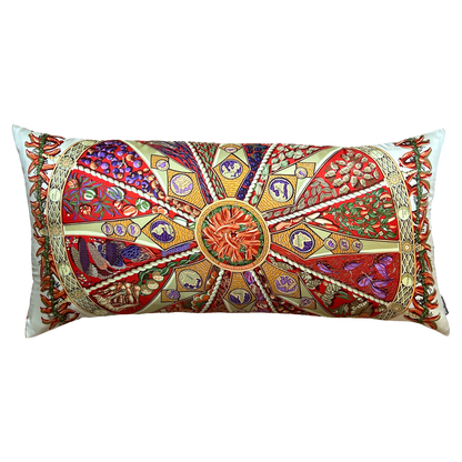 HERMES Aux Pays des Epices Scarf Pillow at Vintage Luxe Up