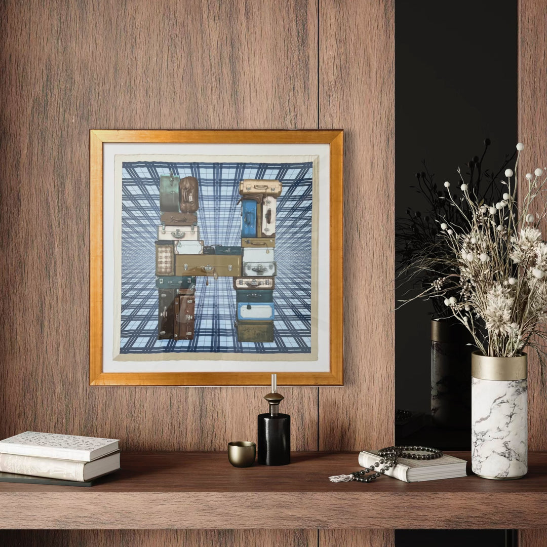 HERMÈS H en Voyages Scarf | Framed Hermes Scarf at Vintage Luxe Up