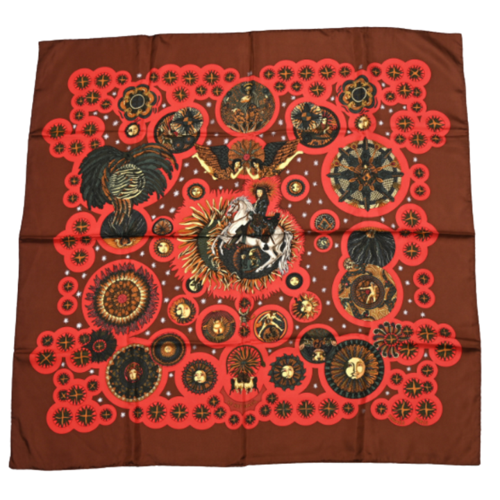 Hermes Le Roy Scarf Patchwork Pony at Vintage Luxe Up