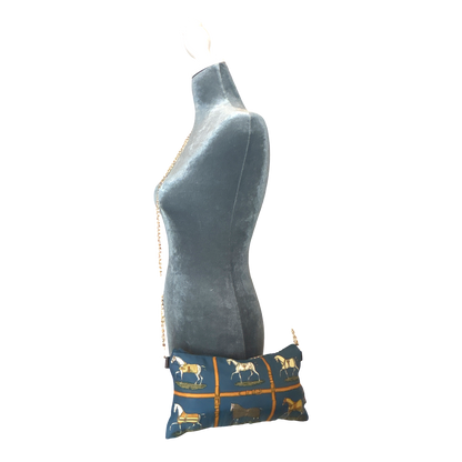 Hermes Petits Chevaux Vintage Scarf Crossbody Bag at Vintage Luxe Up
