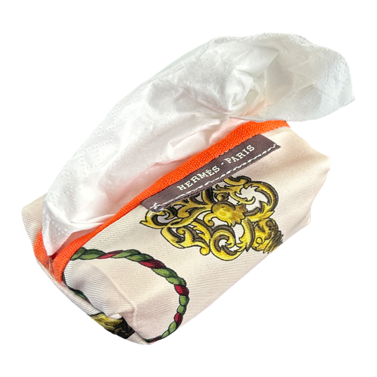 Hermes Les Cles Scarf | Travel Tissue Pouch