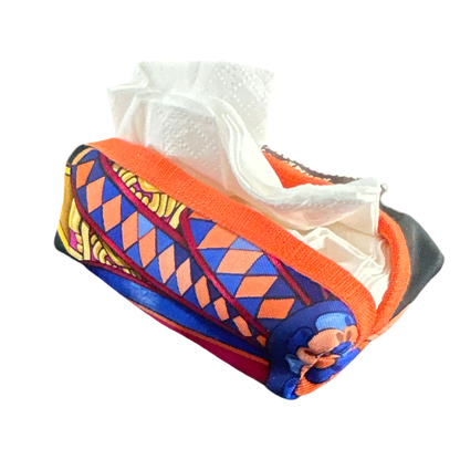 Hermes Rubans du Cheval Black Scarf | Travel Tissue Pouch