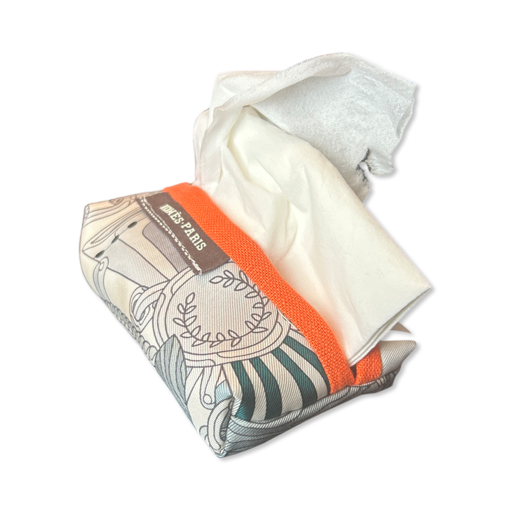 Hermes Les Trophees Scarf | Travel Tissue Pouch