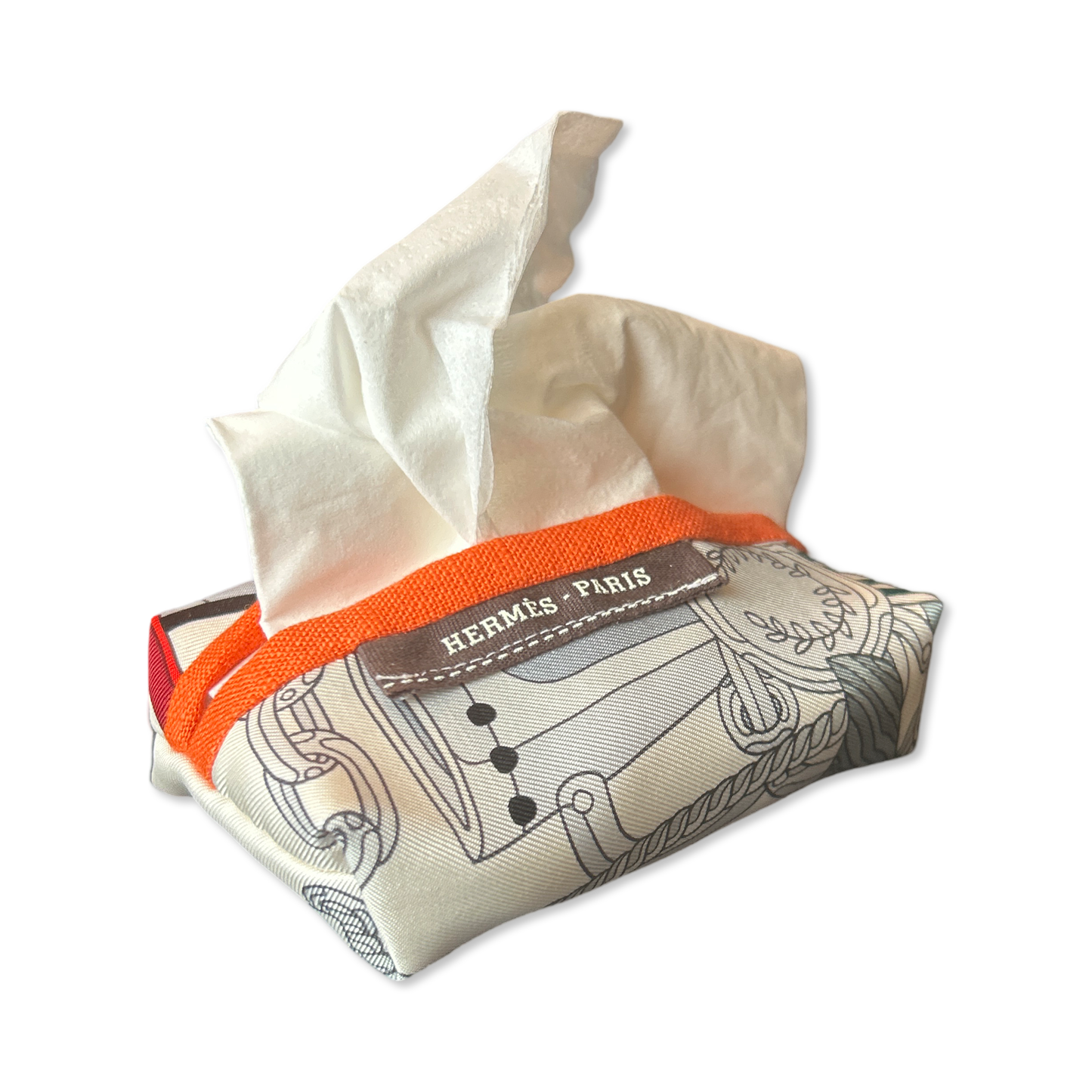 Hermes Les Trophees Scarf | Travel Tissue Pouch