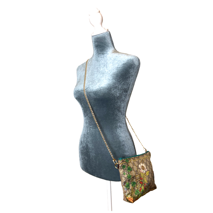 Gucci GG Lattice Floral Scarf | Gucci Crossbody Bag exclusively at Vintage Luxe Up