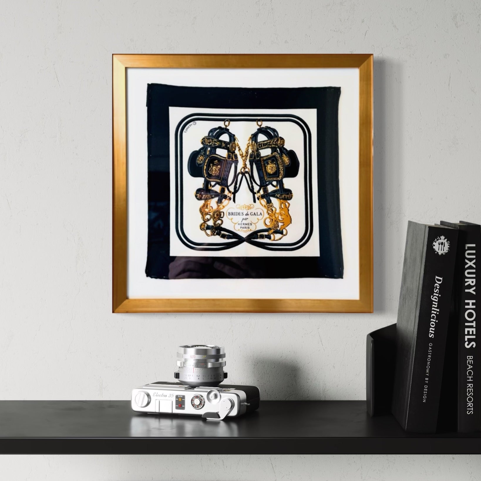 Hermes Brides de Gala Scarf | Framed Hermes Scarf at Vintage Luxe Up
