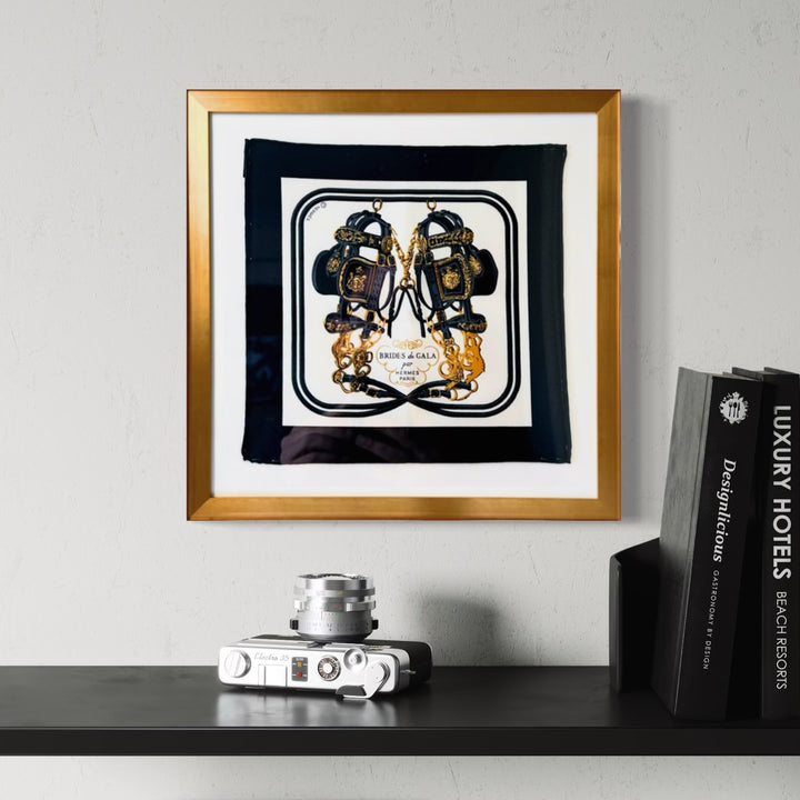 Hermes Brides de Gala Scarf | Framed Hermes Scarf at Vintage Luxe Up